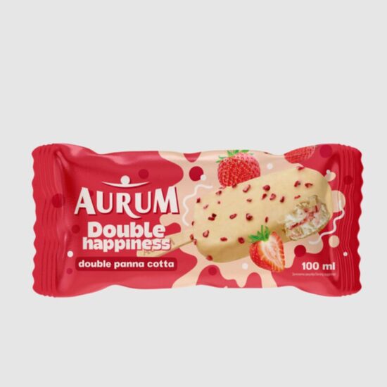 Pannakotta maasikaga jogurtiglasuuris 4x100ml